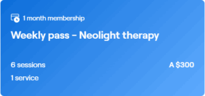 Weekly pass - Neolight therapy